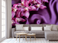 Фотообои Цветы на шелке - 3