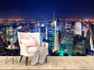 Фотообои Ночь город - 4