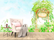 Фотообои Арка с цветами - 4