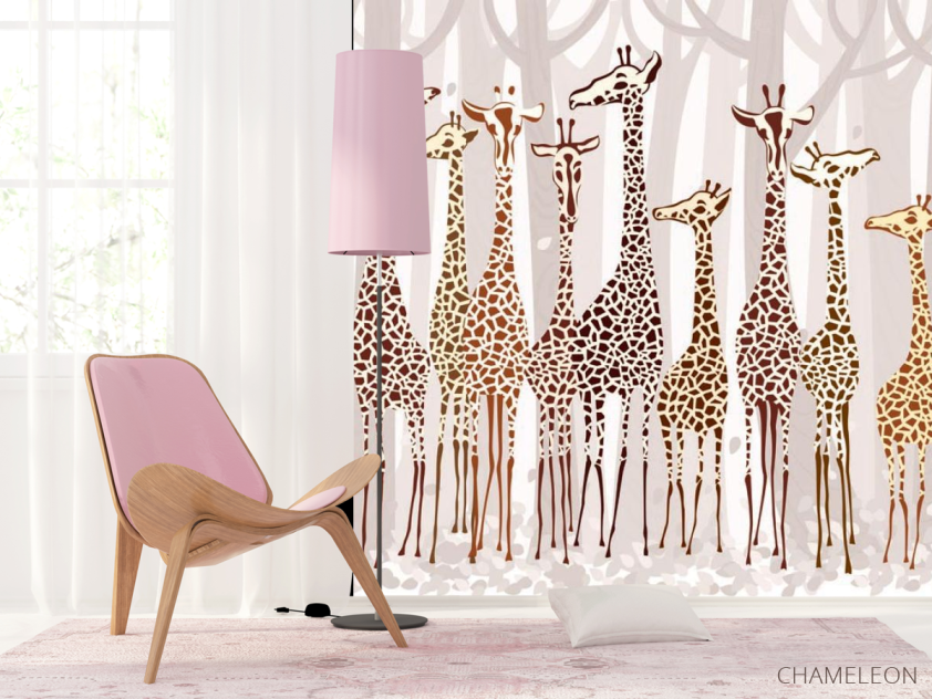 Фотошпалери Жирафи - 4