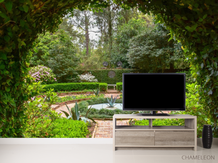 Фотообои Арка в саду - 2