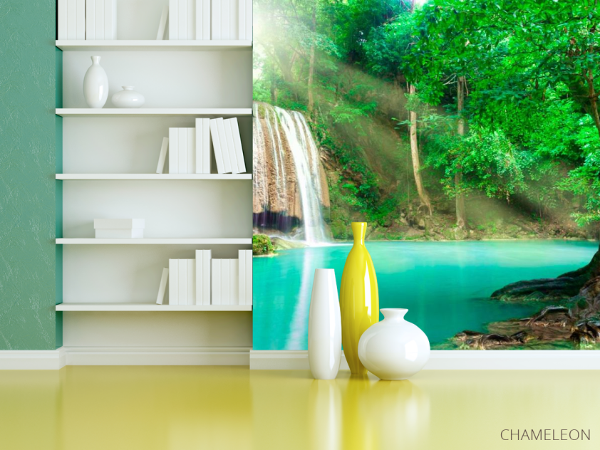 Фотошпалери Спокійна вода, ліс - 3