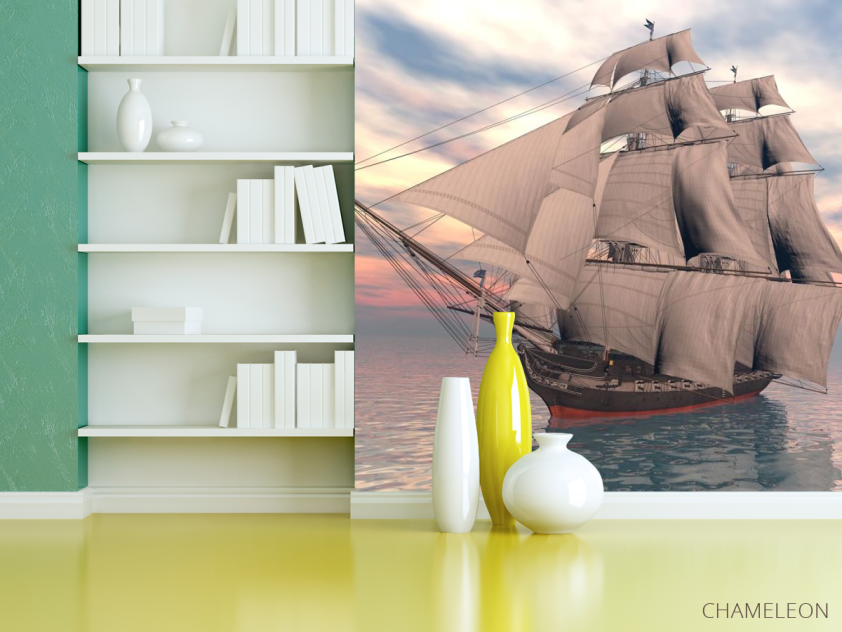 Фотошпалери Вітрильник в морі - 3