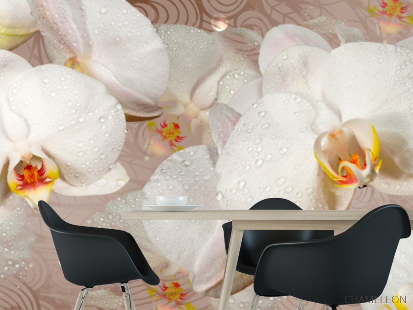 Фотошпалери 3D квіти - 1