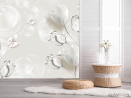 Фотошпалери 3d півонії - 2