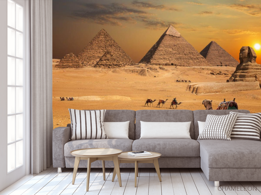 Фотообои пустыня и пирамиды - 3