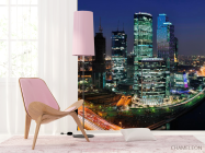 Фотообои Высотки Чикаго машины - 4