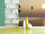 Фотошпалери вечір на острові - 3