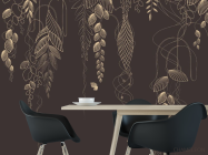 Фотошпалери Лайн арт гілки - 1