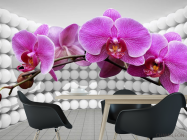 Фотошпалери 3Д орхідея - 1