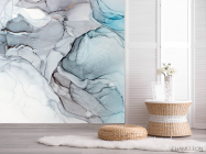 Фотошпалери Fluid art сині відтінки - 2