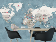 Фотошпалери Карта російською - 1