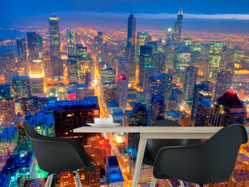 Фотошпалери New York яскравий нічний - 1