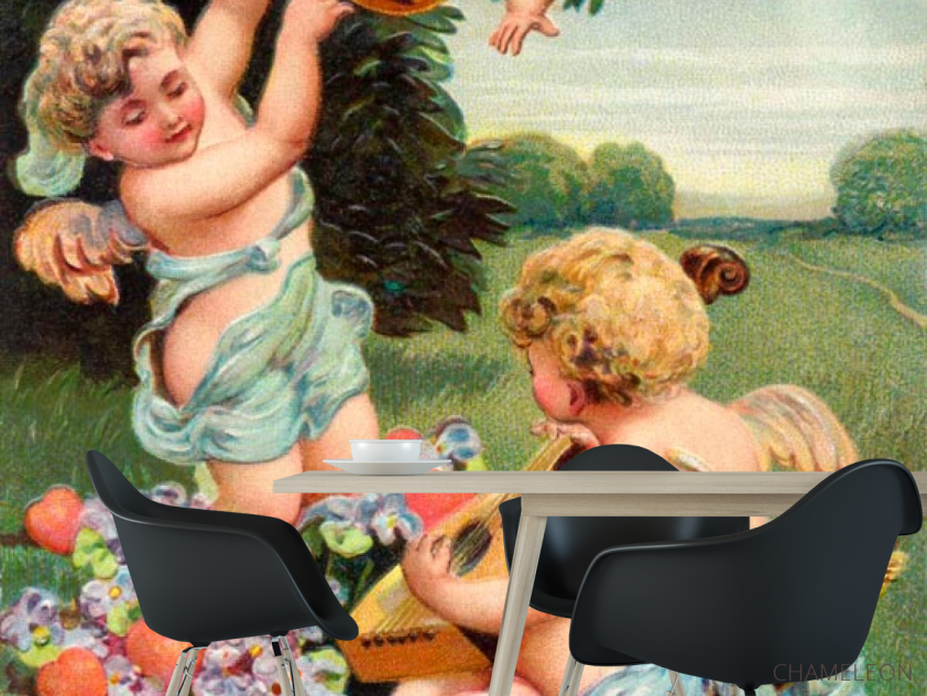Фотошпалери Купідони музицирують - 1