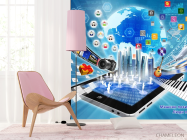 Фотошпалери Для кабінету інформатики - 4