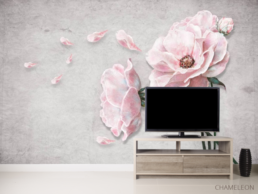 Фотообои розовые розы - 2