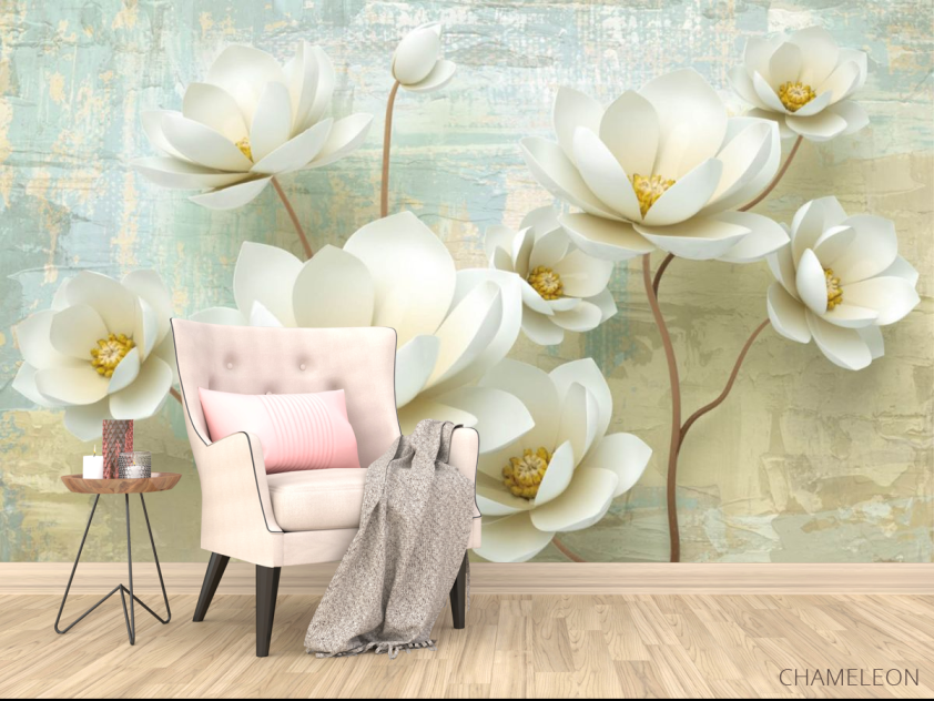 Фотообои 3д лотосы - 4