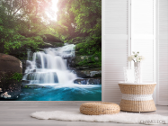 Фотошпалери водоспад кам'яні сходи - 2