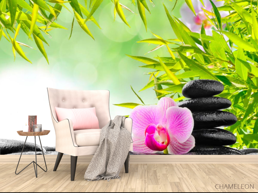 Фотообои Розовые цветы - 4