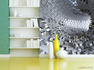 Фотошпалери 3Д тунель - 3