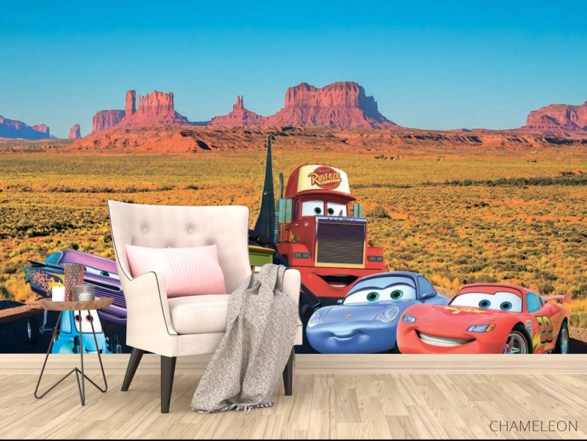 Фотообои Тачки в пустыне - 4