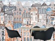 Фотошпалери в стилі Модерн, дитячі будиночки - 1