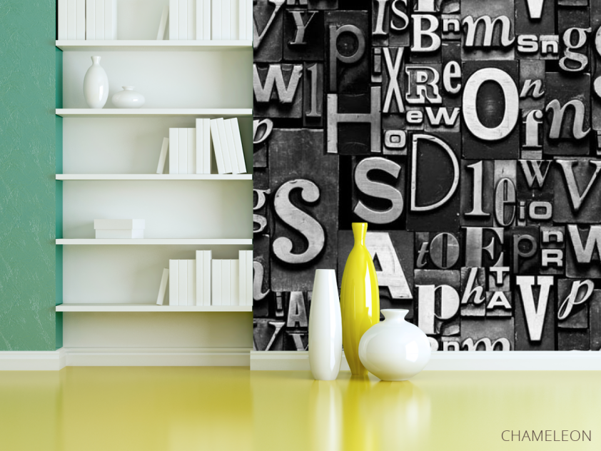 Фотошпалери Літери - 3