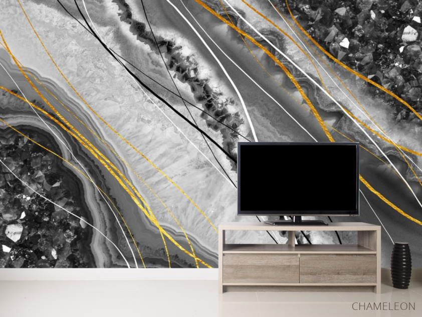 Фотообои Чб текстура камня - 2