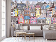 Фотообои в стиле Модерн, детские домики - 3