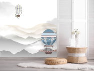 ФотообоиВоздушные кулі на тлі гір - 2