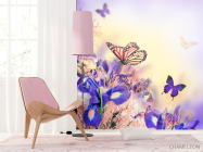 Фотообои Бабчки на цветах - 4