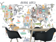 Фотошпалери Дитяча карта - 1