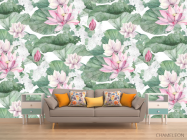 Фотообои Дизайнесркие лотосы - 1