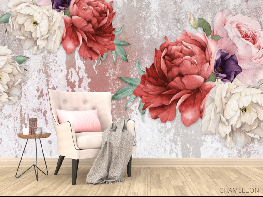 Фотообои Винтажные пионы - 4