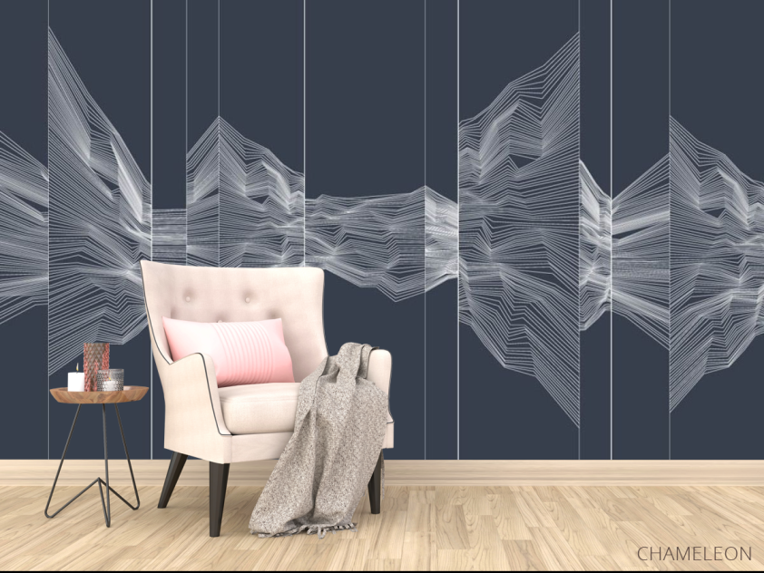 Фотообои Абстракция в стиле line art - 4