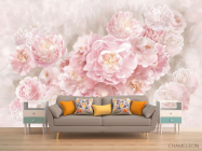 Фотообои Розовые пионы - 1