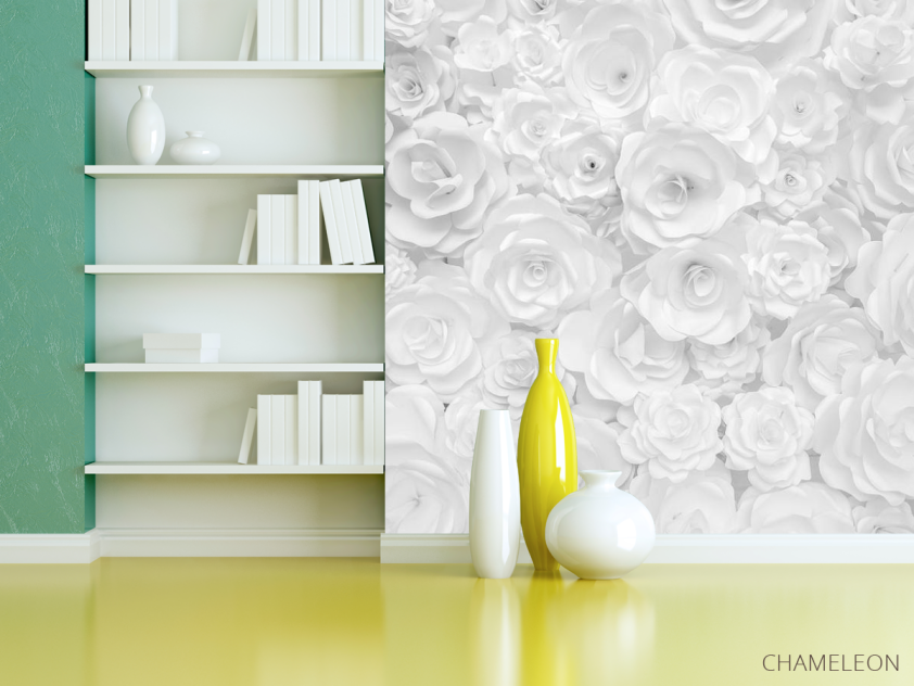 Фотошпалери квіти з паперу - 3