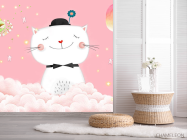 Фотошпалери Рожевий котик - 2