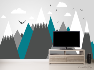 Фотообои Векторные горы - 2