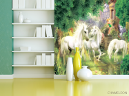 Фотошпалери Єдинороги в лісі - 3