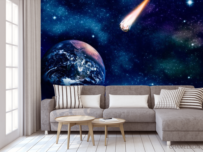 Фотообои Земля и комета - 3