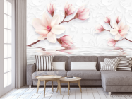 Фотообои 3d магнолия - 3