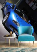 Фотообои синий Bugatti Veyron - 4