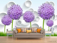 Фотообои Цветы 3д - 1