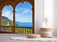 Фотошпалери Арки з видом на море - 2
