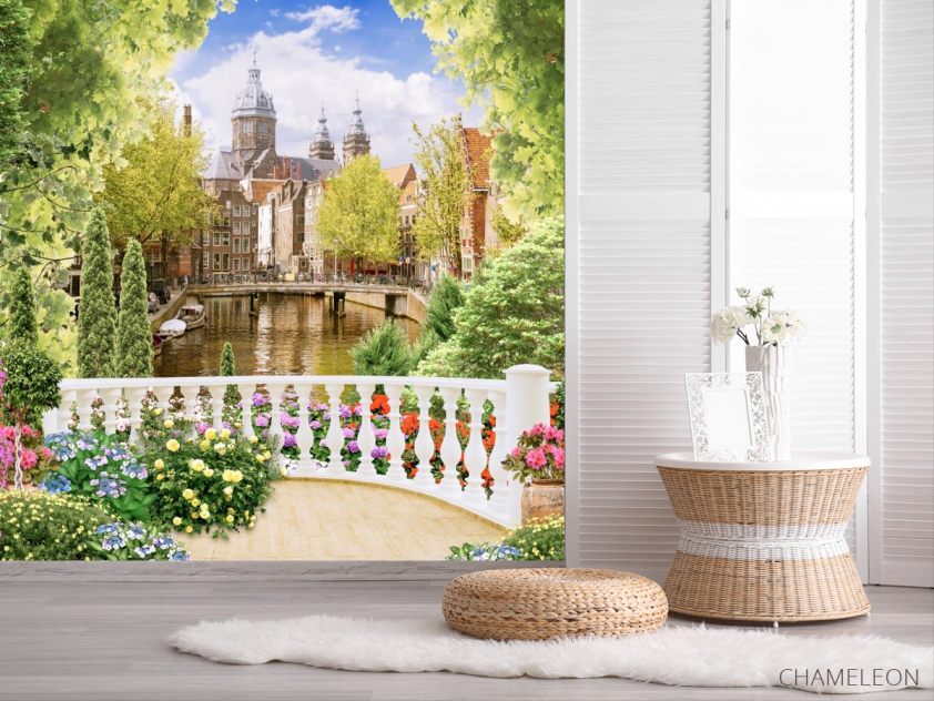 Фотообои вид на замок с балкона - 2