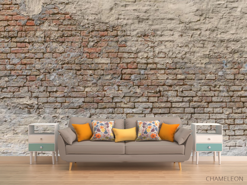 Фотообои Светло-рыжий кирпич - 1