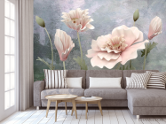 Фотообои 3d объёмные цветы - 3