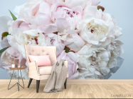 Фотообои большой пион из пионов - 4