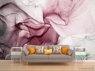 Фотообои Бордовый fluid art - 1